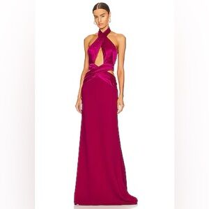 SAU LEE PETRA CUT-OUT GOWN NWT - Small